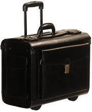 Load image into Gallery viewer, MANCINI Deluxe Leather Wheeled Case
