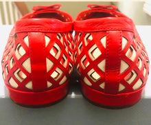 Load image into Gallery viewer, PRADA Lattice Leather Flat (Pre-loved)
