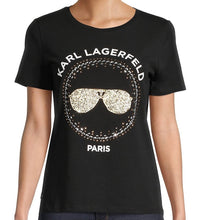 Load image into Gallery viewer, KARL LAGERFELD Circle Graphic Tee
